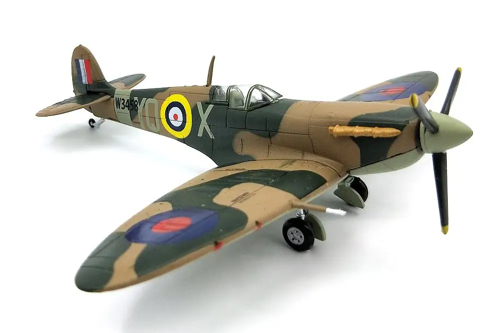 Второй мировой войны Великобритании 1941 суперморской Spitfire Mk Vb 1/72 литая модель самолета AMER