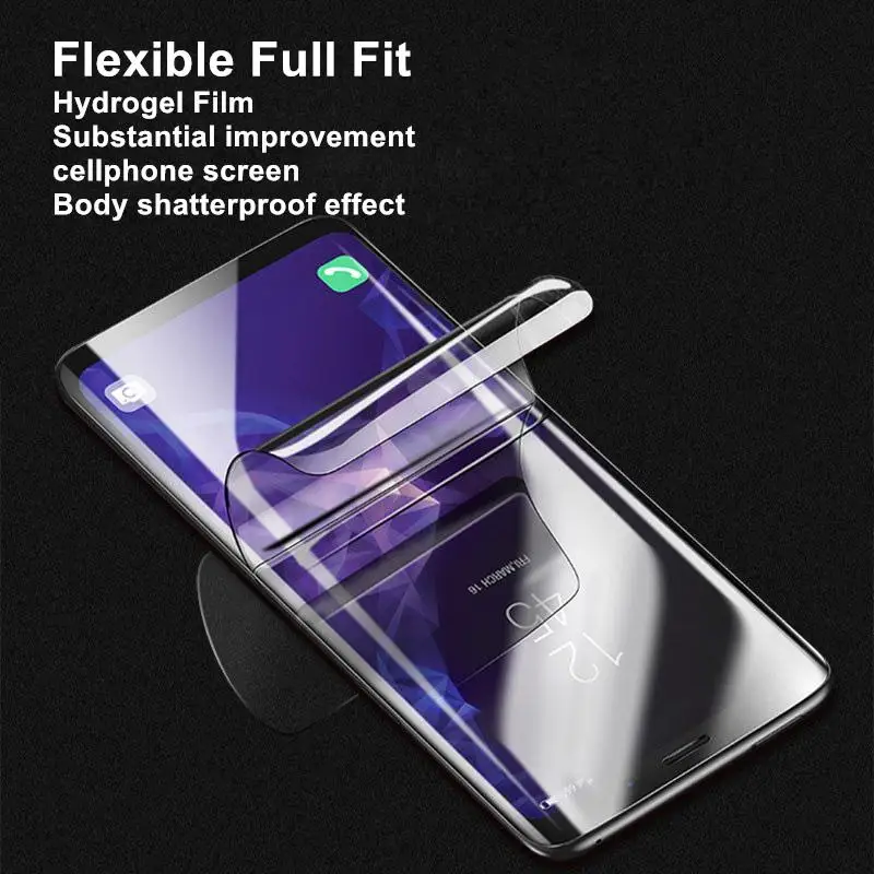 Weiche Hydrogel Membran Film auf die Für iPhone 8 7 6 6s X XS XR Screen Protector Film Für iPhone X
