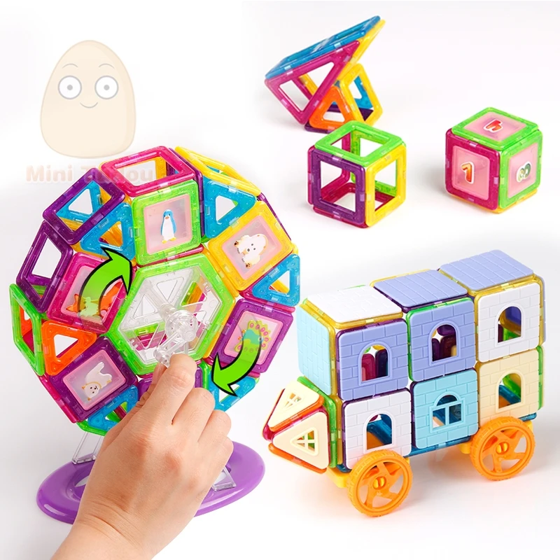 Koop 72 240 Pcs Mini Magnetische Designer Bouw Set Model   Building Plastic Magnetische Blokken Educatief Speelgoed Voor Kids Gift