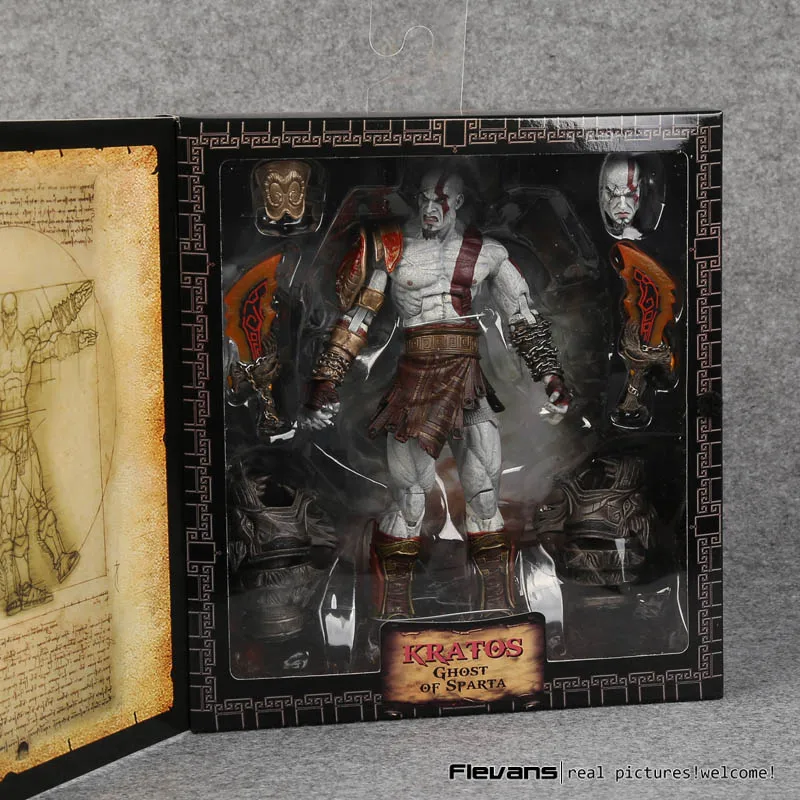 NECA God of War 3 призрак Спарты Кратос ПВХ фигурка Коллекционная модель игрушки 22 см