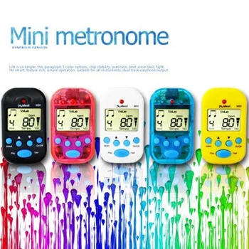 

Metronome Mini Multicolor Selection Chargeable Precision Beat Multiple Sounds Full Instrument Available Portable Lithium Battery