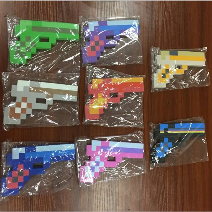 

Anime Figure Minecraft Toys Minecraft Foam Sword Gun EVA Foam Weapons Model Toys Action Figure Kids Toys Birthday Gifts