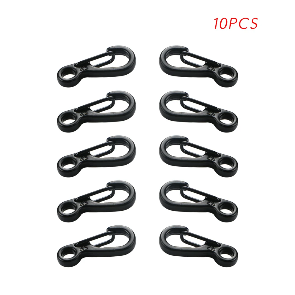 WILDGEAR 10pcs EDC Keychain Spring Hooks Clasps Climbing Carabiners