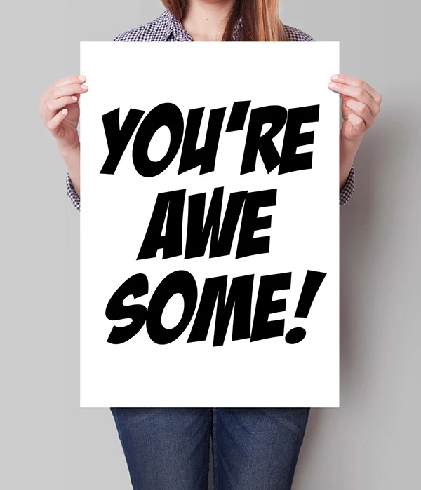 Motivational Poster, Inspirational Quote Art, Typographic Print, Minimalist Print, Typography, Gift For Boyfriend, Girlfriend Gift