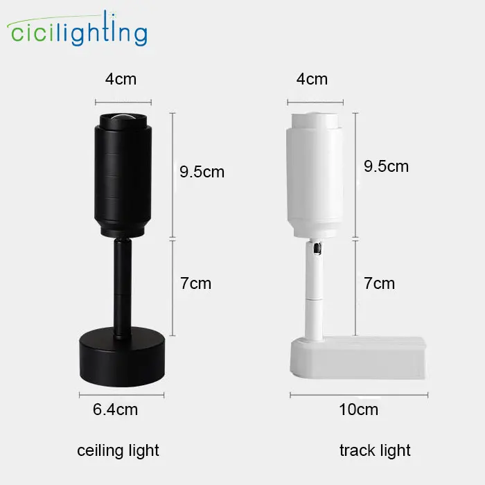 Современный Трековый светильник, масштабируемый, регулируемый угол луча, рельсовая лампа, Точечный светильник для одежды, обуви, магазина, Zoom, выставочная галерея, лампа COB, Точечный светильник s