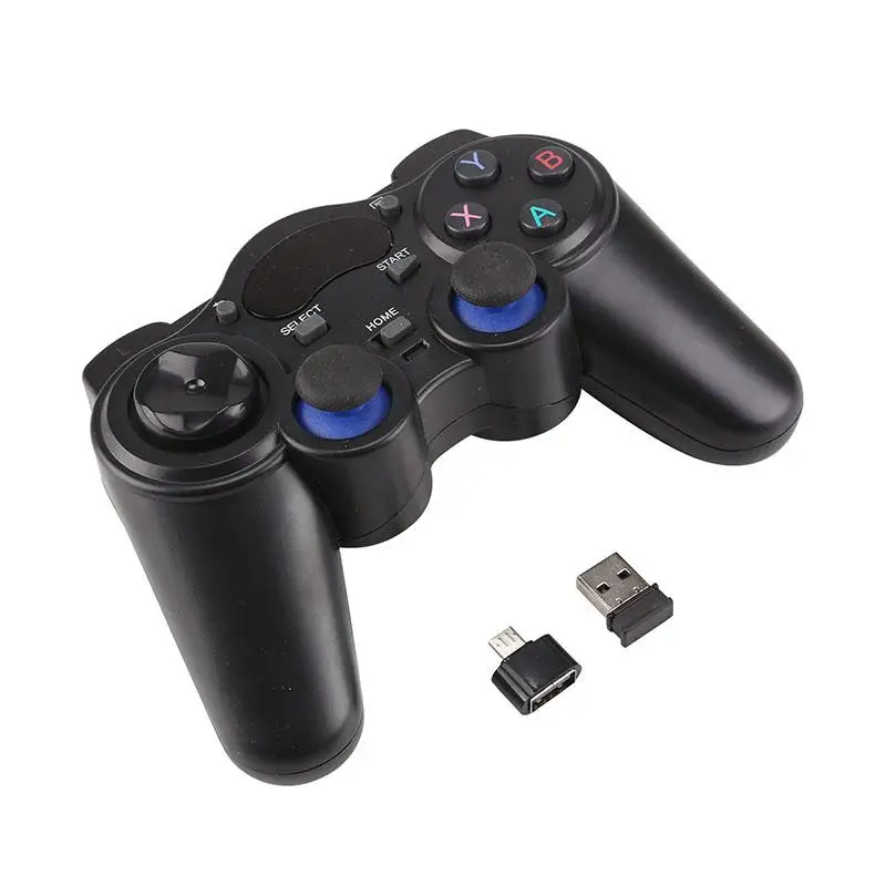 2.4G Wireless Game Controller Joystick Gamepad With Micro USB OTG Converter Adapter For Android TV Box For PC PS3 2.4G Wireless Game Controller Joystick Gamepad With Micro USB OTG Converter Adapter For Android TV Box For PC PS3