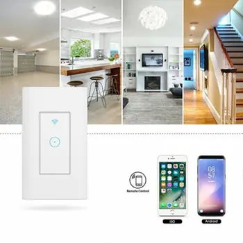 

Smart LED Light Controller WiFi Wall Touch Switch Way Work For Alexa Google Life Smart Remote Control