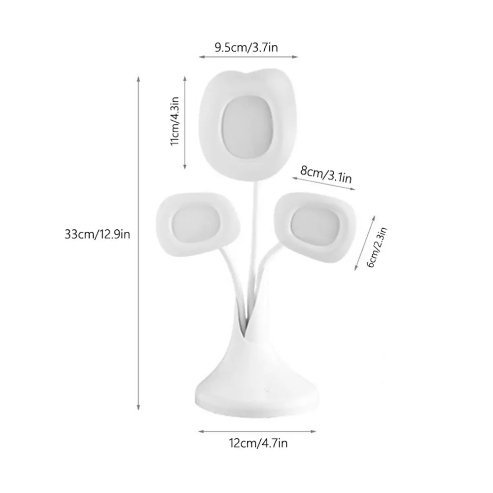 Складной светодио дный светодиодный Morning Glory затемнения настольная лампа USB перезаряжаемые защита глаз LampTouch Senser прикроватный Декор ночник