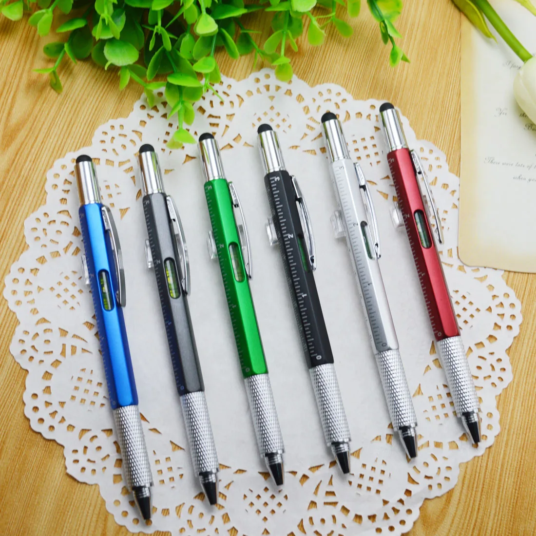 

FangNymph Novel Multifunctional Screwdriver Ballpoint Pen Touch Screen Metal Gift Tool School Office Supplie Stationery Pen