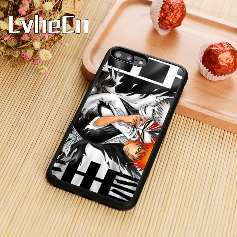 LvheCn Аниме Bleach Guy Персонажи чехол для телефона iPhone 5 6 6s 7 8 plus 11 pro X XR XS max samsung S7 edge S8 S9
