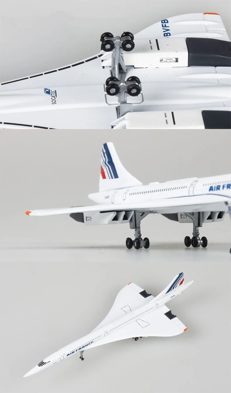 1/400 Concorde Air Франция модель самолета 1976-2003 Airliner сплав литья под давлением детская коллекция воздушная игрушка в виде самолета подарок