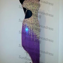 Одежда для латинских танцев, танго сальса, камни DMC, новое платье для латинских танцев с бахромой, платье для сальсы, бальное платье, chacha