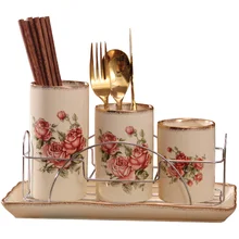 Керамические палочки для еды, трубки, бытовые двойные палочки для еды, посуда для хранения, палочки для еды, клетка wx9121037