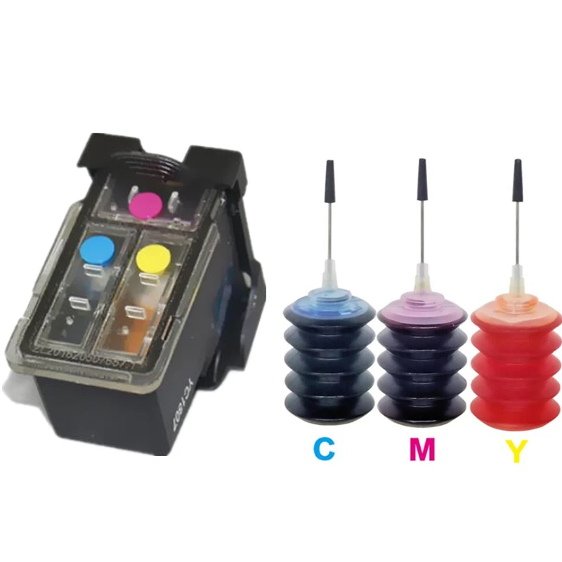 

Compatible refillable ink cartridges replace For Canon CL41 CL-41 iP1600 / IP1700 / IP1800 PG 40 CL41 MP140 MP450 MP470 printer