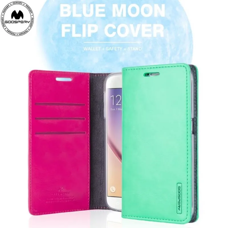 Оптовая продажа кожаный чехол mercury goospery BLUEMOON для SAMSUNG GALAXY J7 PLUS C7 2017 C8 PRIME 2016