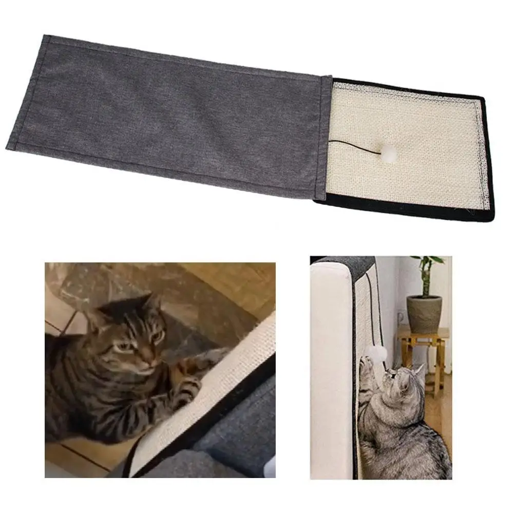 

Cat Scratcher Pet Cat Scratch Mat Cat Claw Scratching Sisal Pad Sofa Protective Pad Pet Training Supplies New Arrival 2019