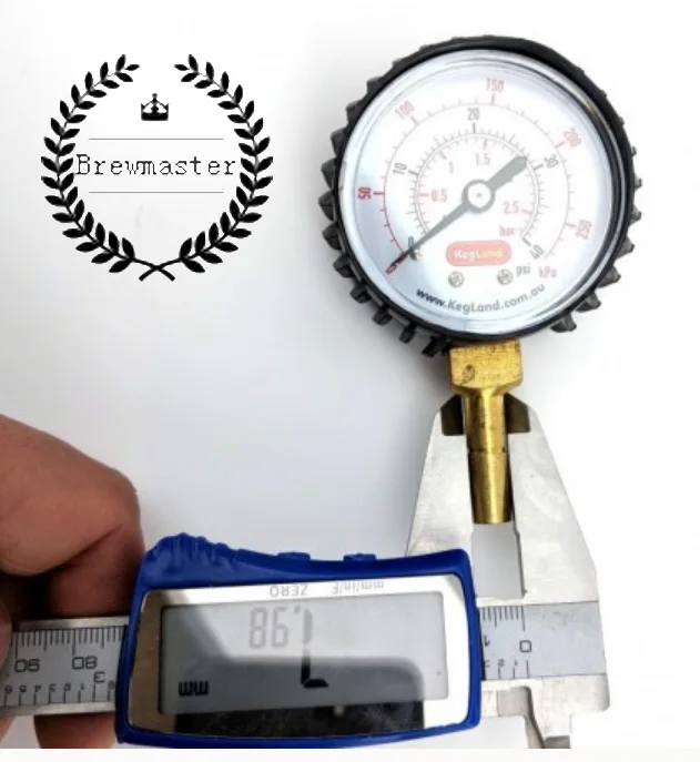 Клапан регулируемый для домашнего пивоварения 8 мм 5/16 дюйма 0 40psi|Пивоварение| |
