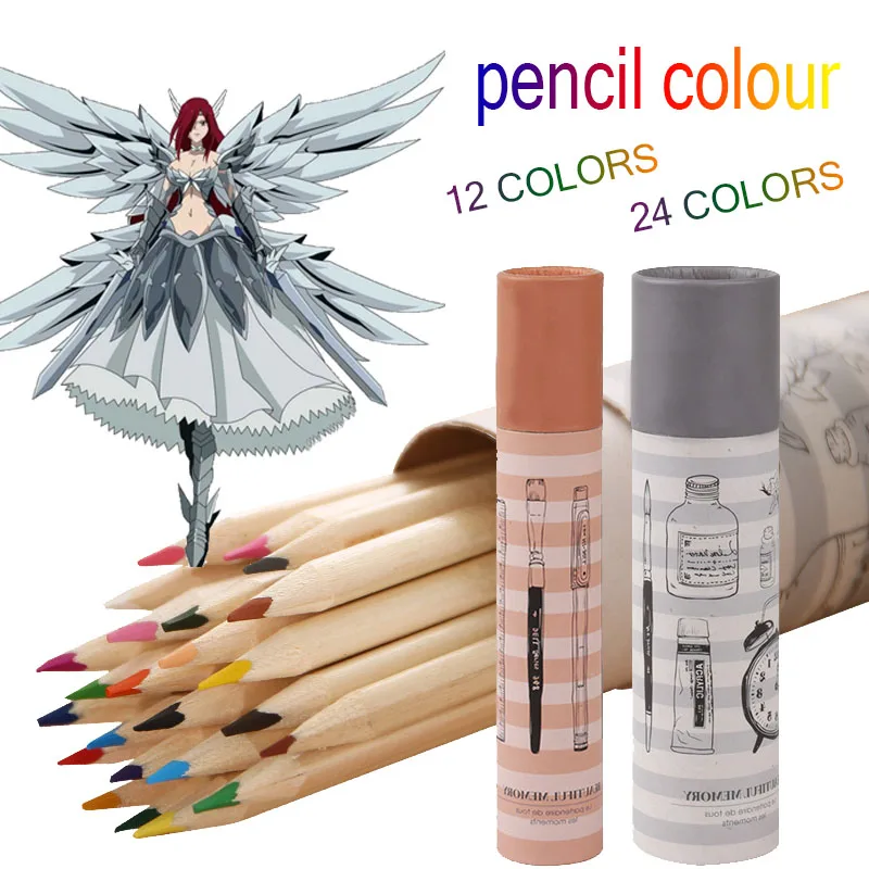 Stationery Office Standard Pencils For School Lapices School Supplies Material Escolar Colour Pencils For Drawing Lapis
