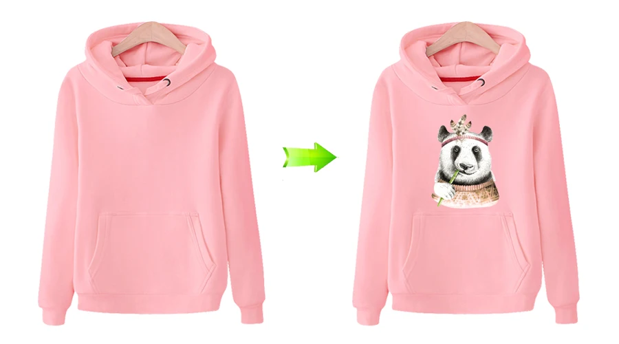 Cool Iron-On Clothing Patches Panda Eat Bamboo Stickers For Kids Diy Applique For Clothes Appliques Badge Fabric Patch1 (2)