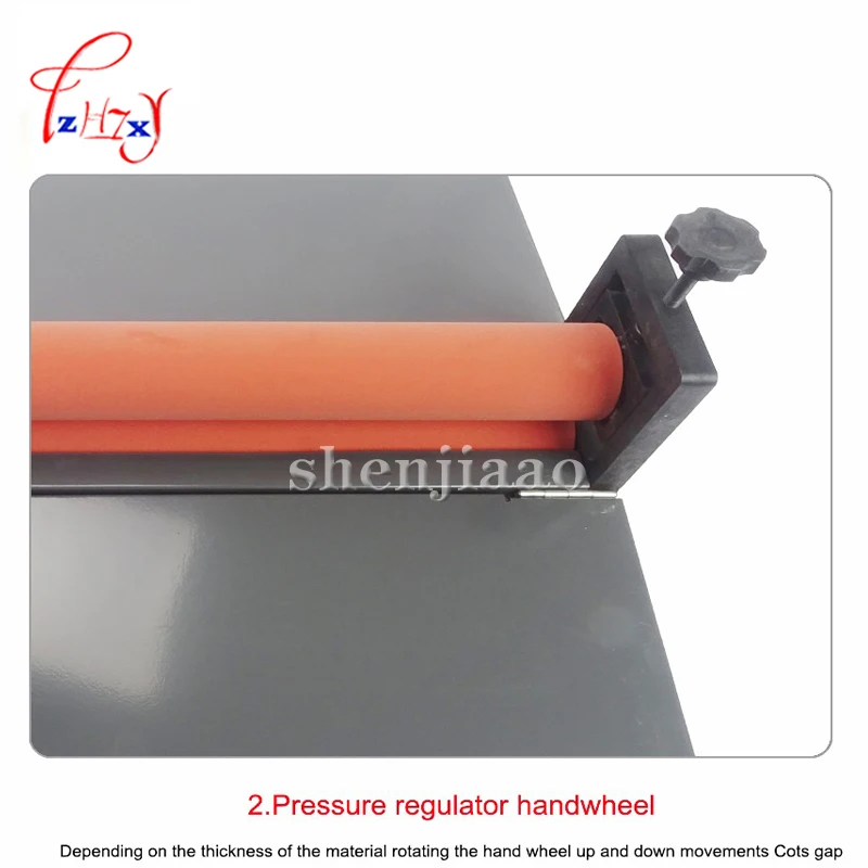 Laminating machine 25" Manual Laminating Machine Photo Vinyl Protect Rubber Cold Mounting Laminator Office Equipment