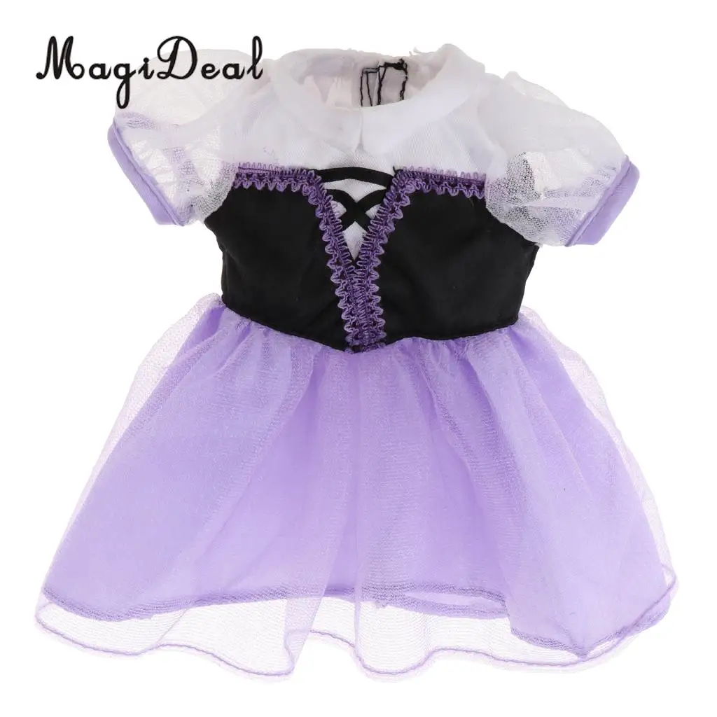 Handmade 10 inch Doll Garment Dress Skirt Costume for Mellchan Doll Outfit Accessory