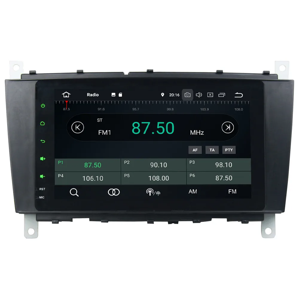 Perfect 8" IPS Octa Core 4G WIFI Android 8.1 4GB RAM 64GB ROM RDS Car DVD Multimedia Player Stereo Radio For Mercedes-Benz W203 CLC W467 2