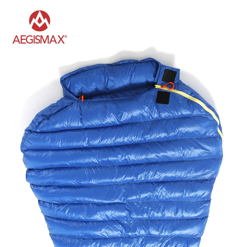 AEGISMAX M2 наполнитель 380 г/420 г 800FR Открытый Сверхлегкий Мумия Тип белый гусиный пух Кемпинг зимний спальный мешок