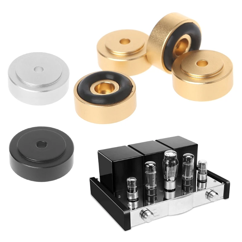 

4PCS 20*8MM Speaker Spikes Amplifier Aluminum Foot Pad Machine DAC Decoder Audio Speaker Computer Case Shock