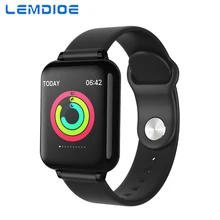 LEMDIOE smart watch android Heart Rate Blood Pressure Monitoring Call Message Reminder Waterproof Fitness Tracker for Men Women