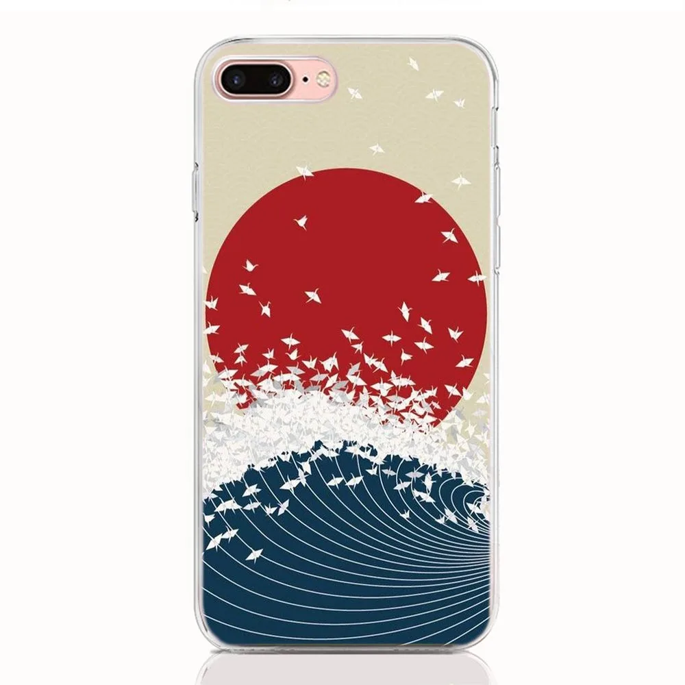 Cartoon Wave Art Japanese Phone Cases For Bq Aquaris X Pro Vs Plus