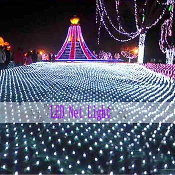 

Waterproof 8W LED Net Light 2M x3M 192-LED EU Plug (AC 220V)