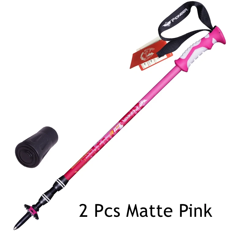 Teleskop Collapsible Alpenstock Wanderstock Gehstock Trekking Stick Pole