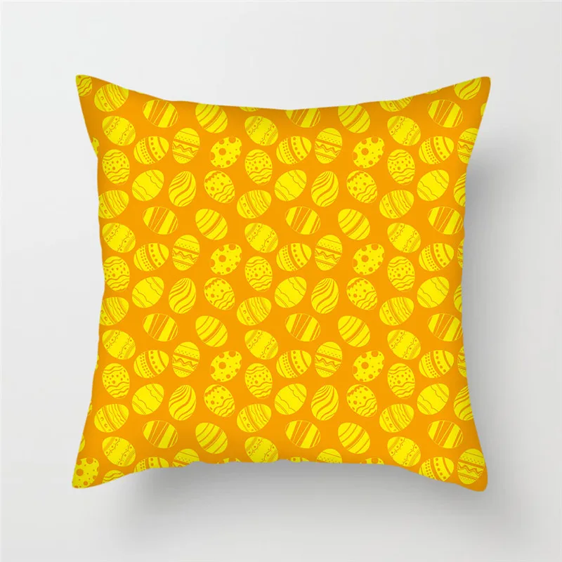 Fuwatacchi Yellow Geometric Cushion Cover Banana Wheat Ears Flower Throw Pillow Cover for Home Chair Sofa Decorative Pillows