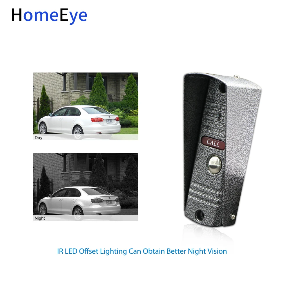 Door Phone Intercom Outdoor Call Button Call Panel 1200TVL Build-in Camera Apartment Security Doorbell IR Night Vision