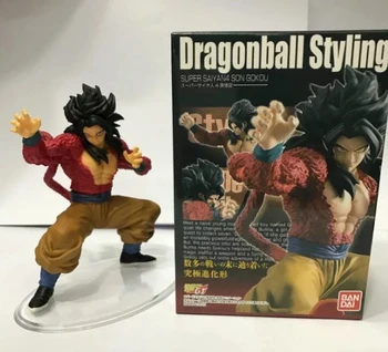 

Hot Sale Comic Anime Dragon Ball GT Super Saiyan 4 Son Goku Gokou Bandai Shokugan Dragon Ball Styling 4.4" Action Figure