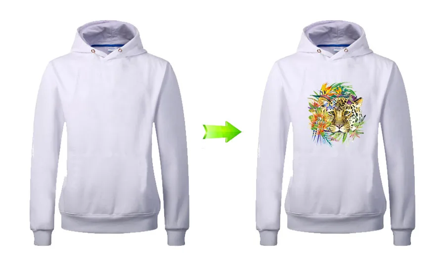 Leopard Iron On Patch Watercolor 2018 New T-Shirt Diy Decoration Easy Print By Household Irons A-Level Washable Applique 3