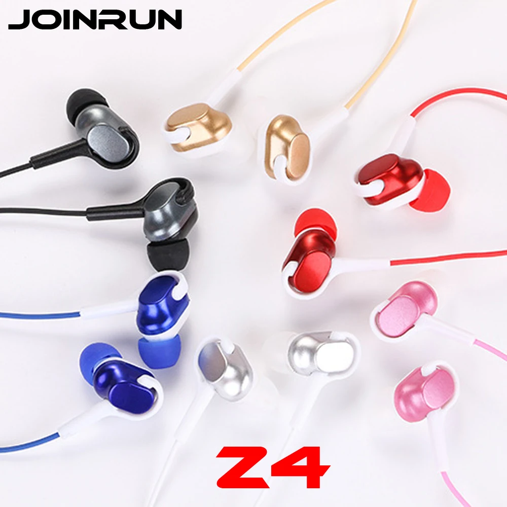 

Joinrun Z4 In-ear 3.5mm Earphone Mobile Phone Hifi Stereo Bass Earbuds Earphones Music Headset With Mic For Xiaomi Phone