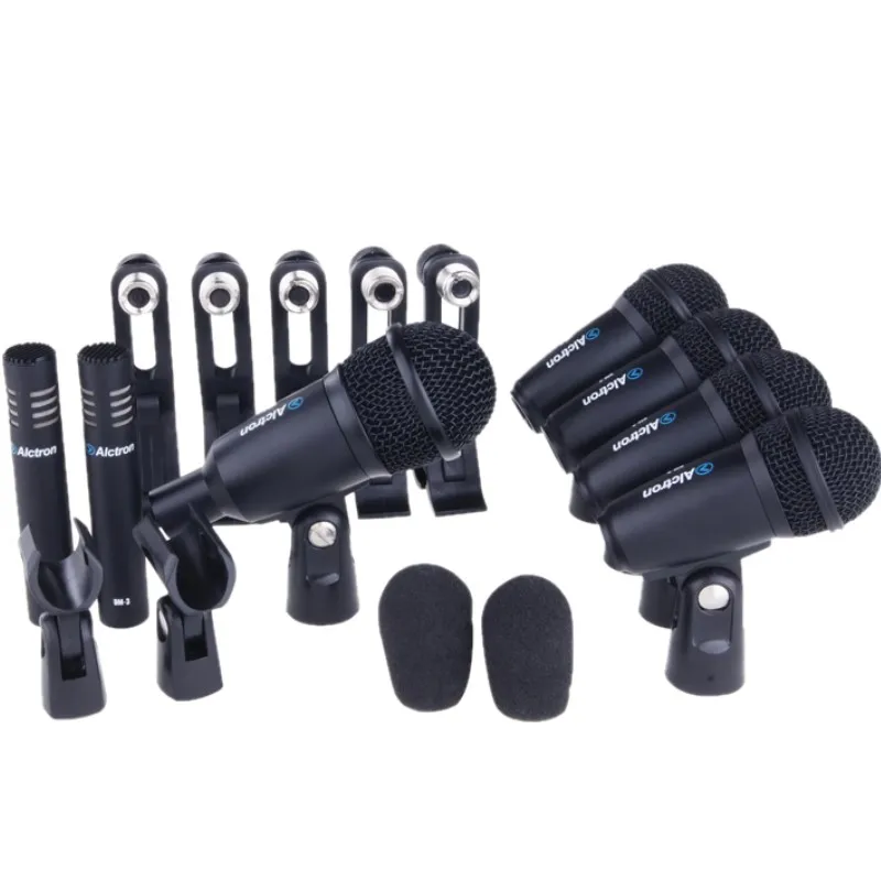 Alctron T8400 drum microphone set 7 piece kit drum instrument