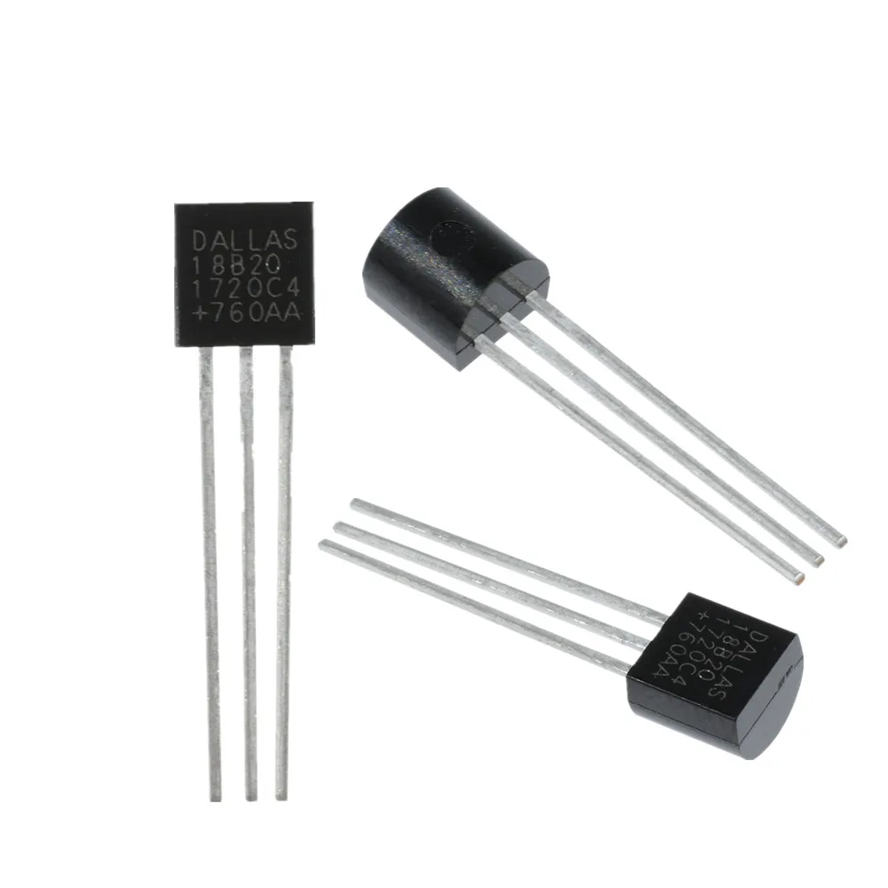 

Temperature sensor DS18B20 TO-92 18B20 Electronic chip IC for arduino sensor hall sensor diy electronic components kit