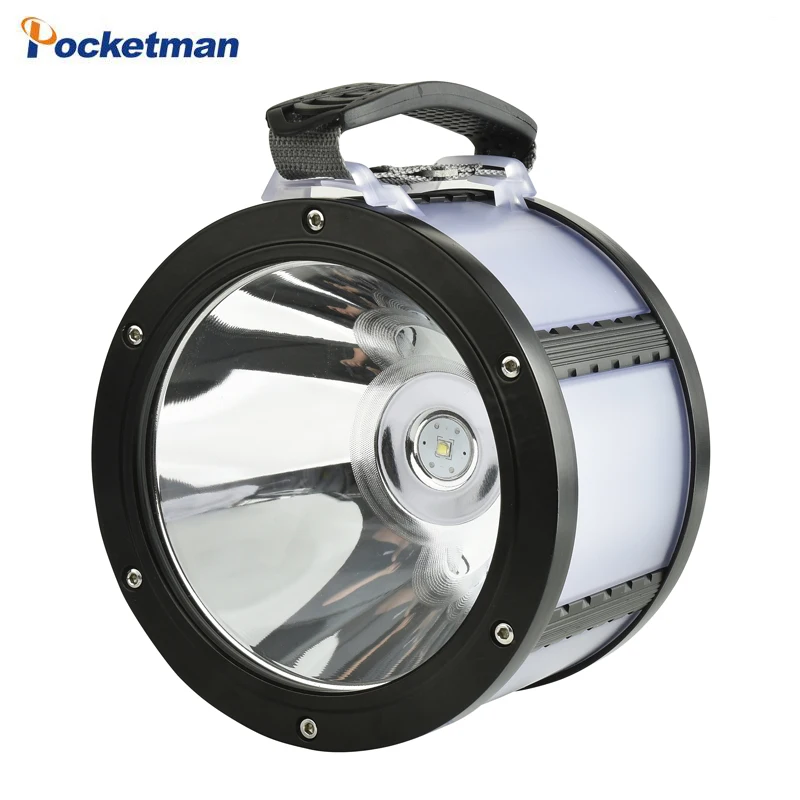 

10800mAh Portable Lantern Flashlight USB&DC Rechargeable USB Output Torch Hanging Lamp Best Camping Hiking