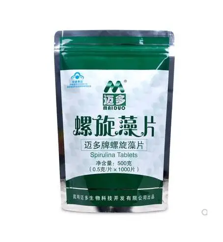 

1000 tablets 500g spirulina organic 100% Pure Natural Organic Spirulina Tablet protein supplements spirulina chlorella powder