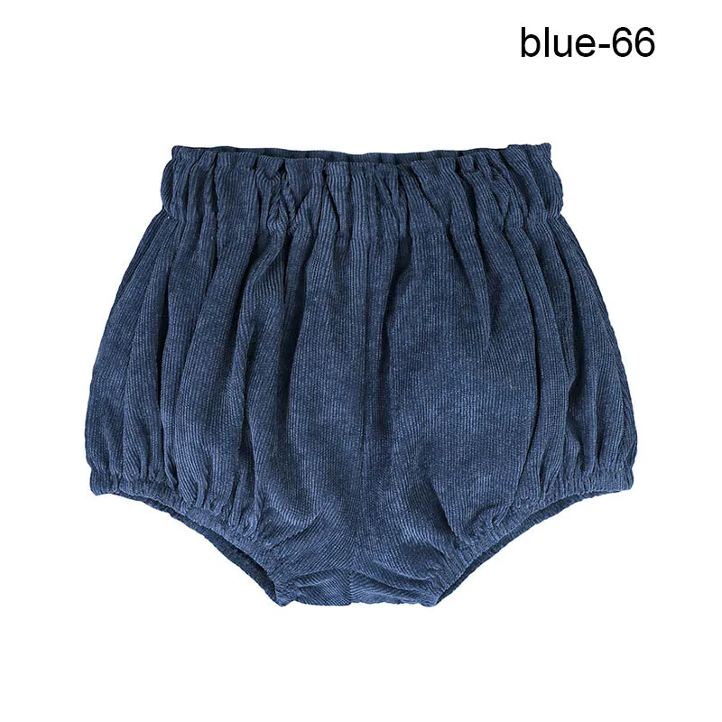 Детские вельветовые штаны для новорожденных, Короткие трусы подгузники, 998 - Цвет: blue 66
