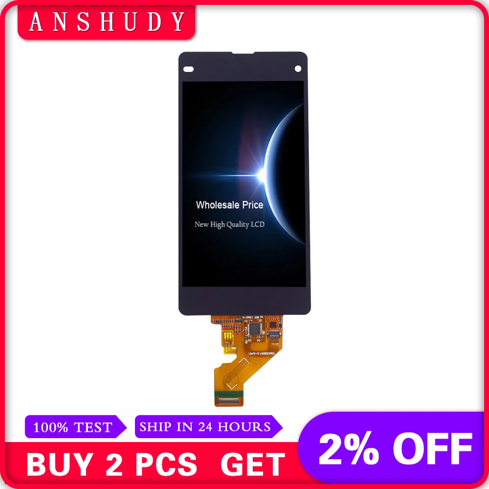 For Sony Xperia Z1 Compact Z1Mini Z1 Mini D5503 LCD Display Panel Monitor Module + Touch Screen Digitizer Sensor Glass Assembly