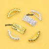 10Pcs/Set 20mm Arched Rhinestone Buckles Diamond Buttons Plated Square Invited To Wedding Ribbon Slider Free Shipping ► Photo 3/6