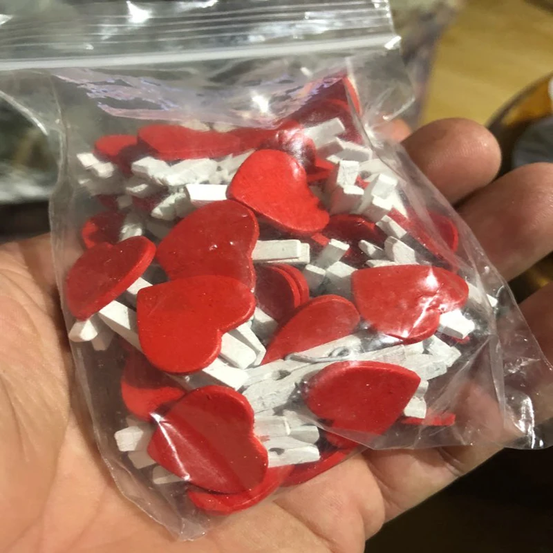 Прищепка для фотобумаги в виде мини сердца 50 см|heart shaped wooden clips|wooden clipspaper clips |