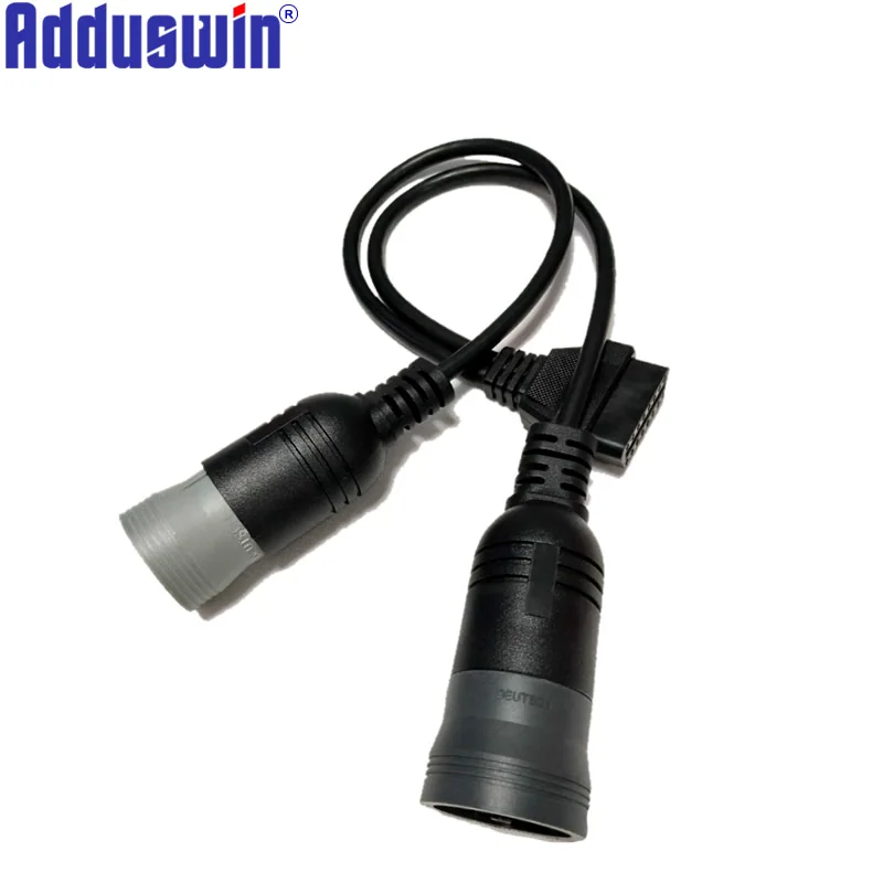 Adduswin OBD2 Интерфейс тяжелых грузовиков диагностировать Y кабель 16pin Женский к CANBUS