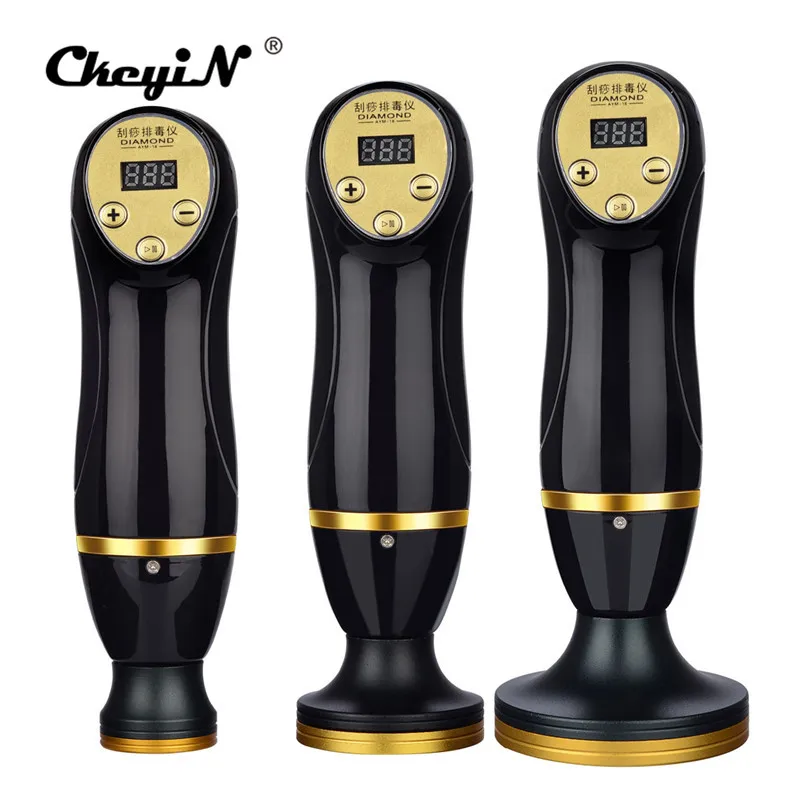 

Electric Therapy Scraping Chinese Guasha Tool Facial Body Massage Strong Suction Moisture Absorber Anti Cellulite Weight Loss