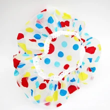 1 шт колпачки для душа водонепроницаемые нетканые плиссированные Анти-пыль шляпы женские банные шапки для волос для спа салона