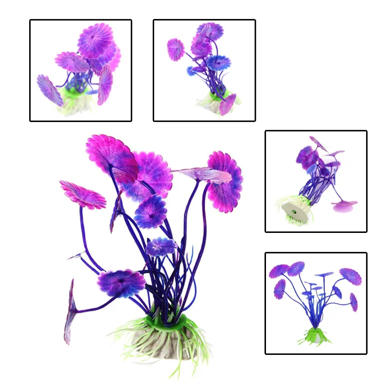 

DIDIHOU 1 Pcs Aquarium Plants Fish Tank Decorations Used for Household and Office Aquarium Simulation Plastic Plants