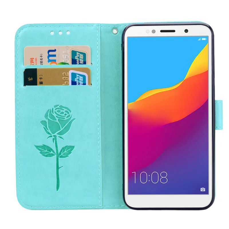 Y5 2018 чехол для Coque Huawei Honor 7A DUA L22 5 45 дюймов флип кожаный Prime чехлы телефонов с